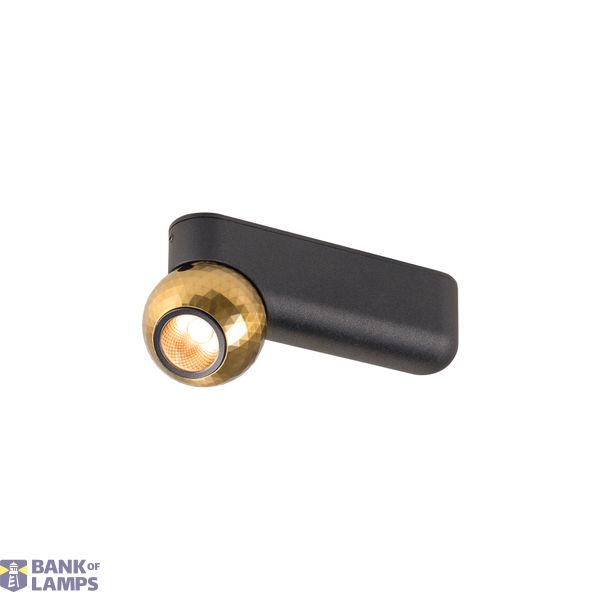 DYSKO,WCL, single, PHASE, 2700K, 6.7W, 36ø, schwarz/gold image 1