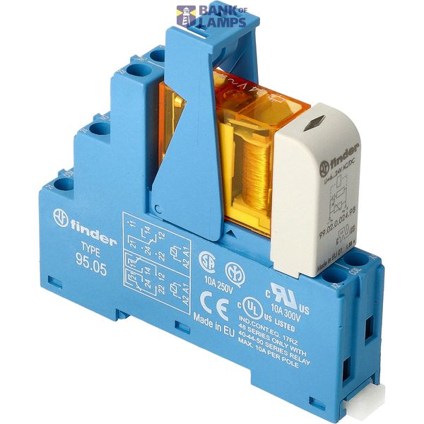 Rel. interface Mod.screw 2CO 8A/24VAC/Agni+Au/LED/varistor (48.52.8.024.5060) image 3