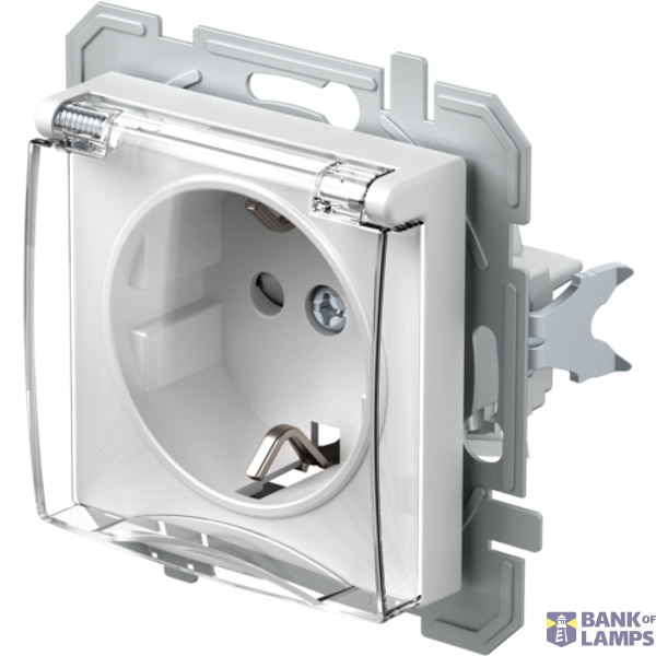 SOCKET SCHUKO+COVER 2P+E 16A 250V~ BV PT XO 4417022 image 2