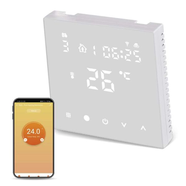 Floor programmable wired WiFi GoSmart thermostat P56201UF image 1