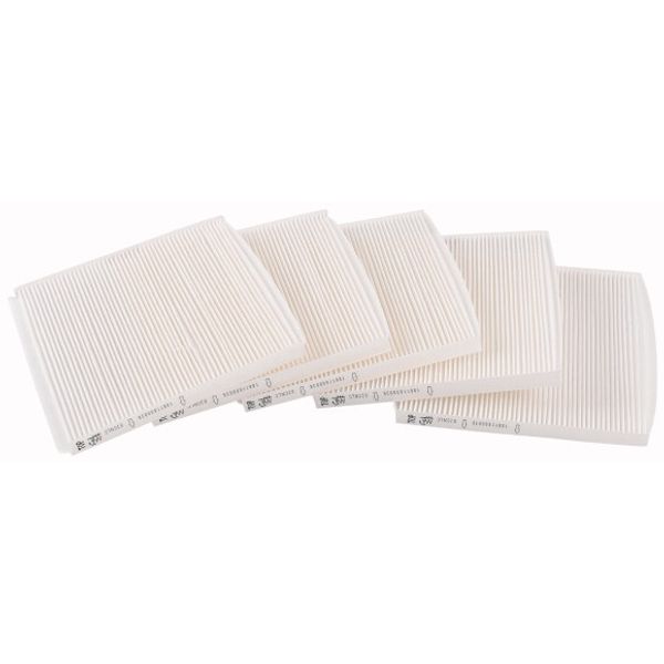 FILT4-55 replacement filter for E-FAN4-55 and E-FAN5-55, nonwoven filter pads, IP54, 212mm x 200mm, 5 pcs. image 1
