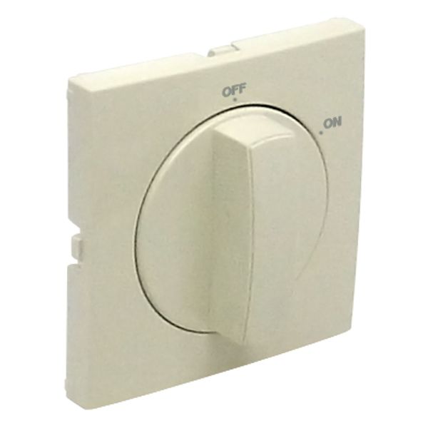 COVER PLATE F/ROTARY SWITCH (ON/OFF) IVORY image 2