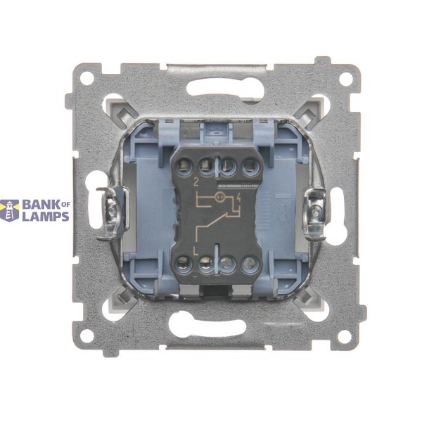 Single frame for plasterboard boxes, Silver matt, metalic image 1