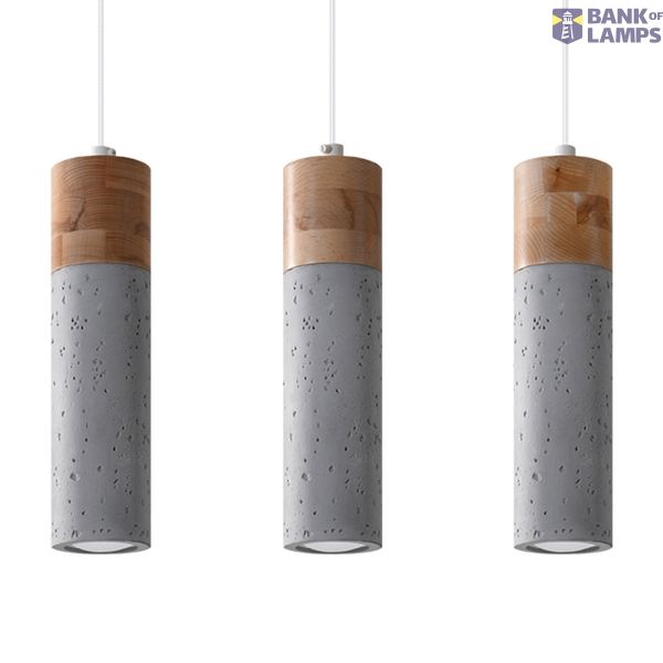 HANGING LAMP ZANE 3 GREY GU10 3X40W IP20 image 3