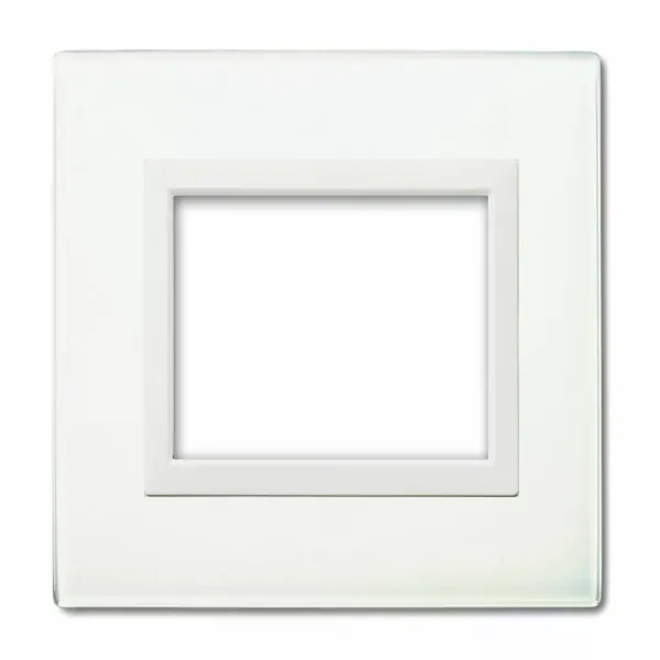 VERA44 GLASS FRONT PLATE WHITE   3M image 1