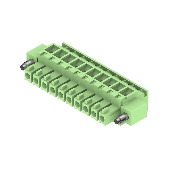 PCB plug-in connector, female plug, 3.81 mm, Number of poles: 10, 90°, Clamping yoke connection, Clamping range, max. : 1.5 mm², Box image 4