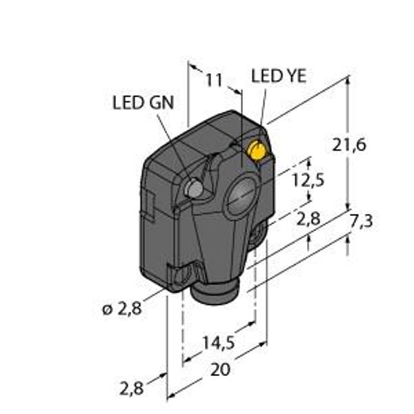 Photoelectric Sensor Opposed Mode Sensor (Emitter)   Q106EQ image 1