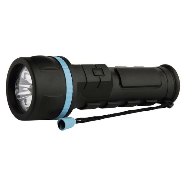 Plastic LED Flashlight, 20 lm, 2× D image 1