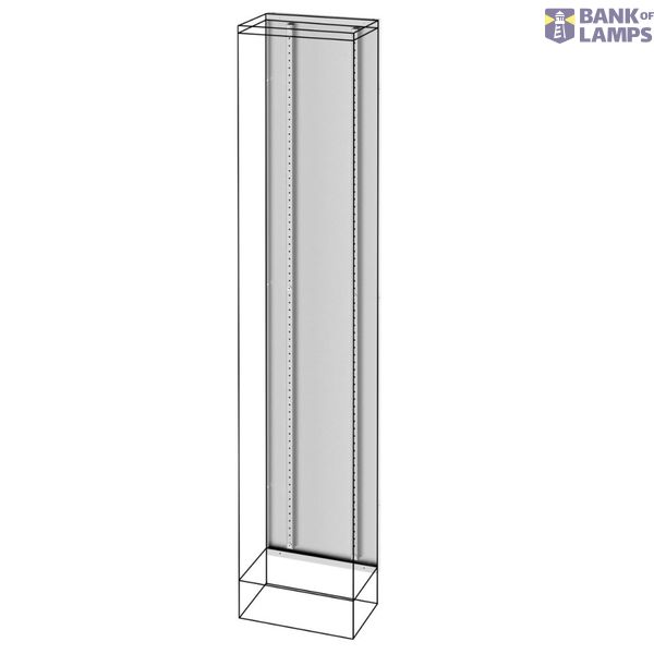 REAR FRAME - FOR EXTERNAL CABLE COMPARTMENT - QDX 630 L - 400X2000MM image 2