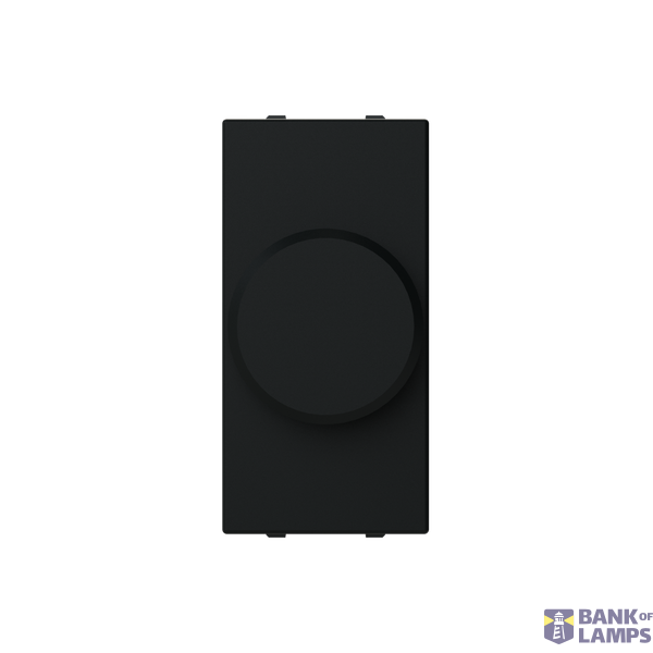 Resistive rotatory dimmer 230V - 1M - Matt Black image 1