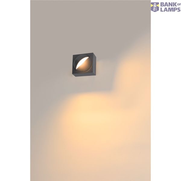 LID I, wall-mounted light, 2700/3000K, 15W, PHASE, 100°, anthracite image 1