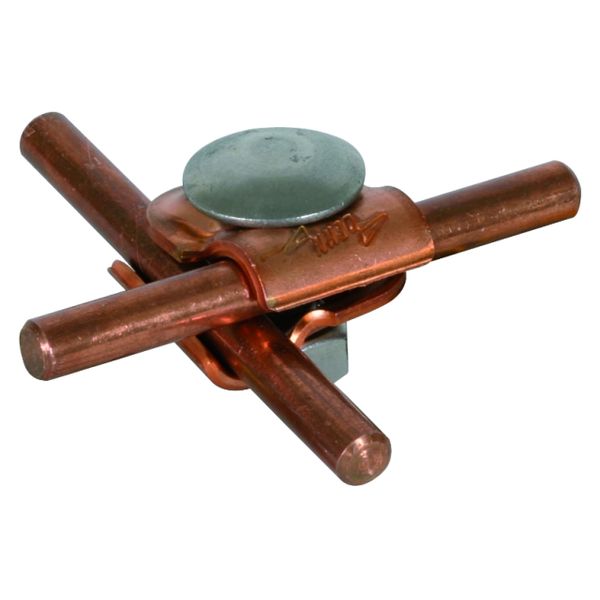 MMV clamp Cu f. Rd 6-8mm with truss head screw and nut image 1