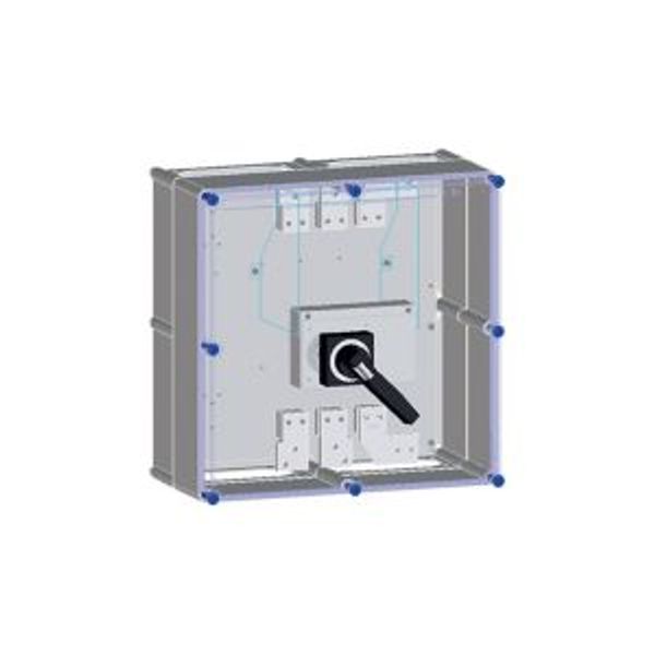 Switch enclosure prepared for 1 NZM4 MCCB 3P image 2