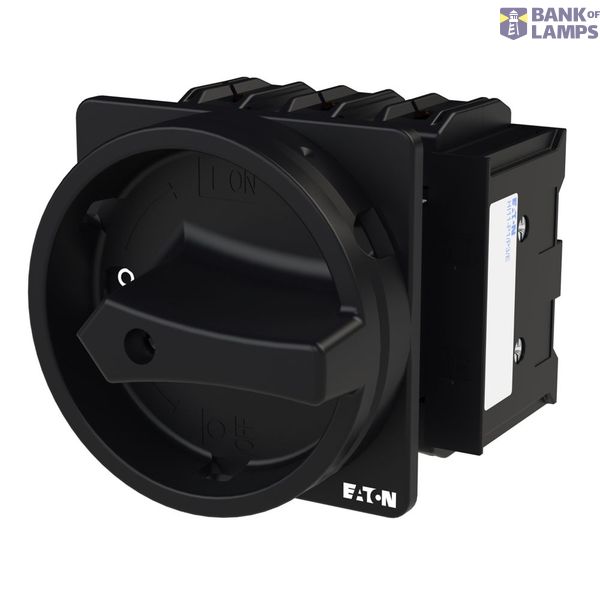 P3 Main switch, 80 A,Flush mounting, 3 pole, Form EA/SVB, Black, Door  image 1