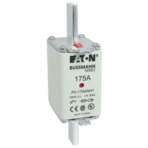 Fuse-link, high speed, 175 A, DC 1000 V, NH1, gPV, UL PV, UL, IEC, dual indicator image 6
