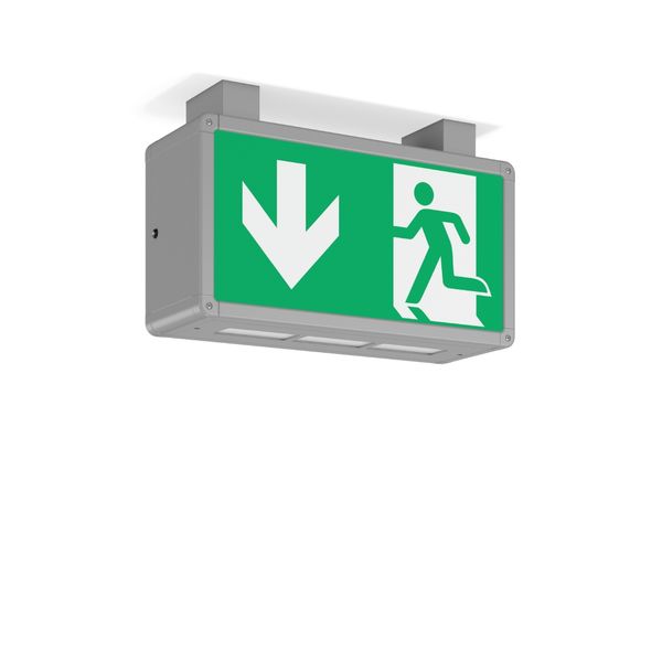 RECHTECK, 4,2 W, aluminium, on/off Ceiling luminaires, L 362 B 125 H 1 image 2