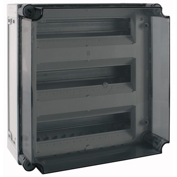 AV/I44-200 MCB enclosure, IP65, mounting rail vertical, HxWxD=375x375x225mm image 2