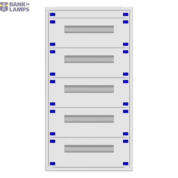 Distribution board insert KVN 60mm, 2-21K, 5-rows image 1