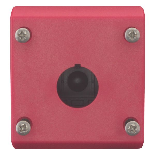 Surface mounting enclosure, black, red cover image 10