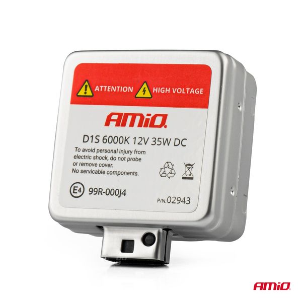 Xenon bulb type D1S 35W 6000K AMiO BASIC image 1