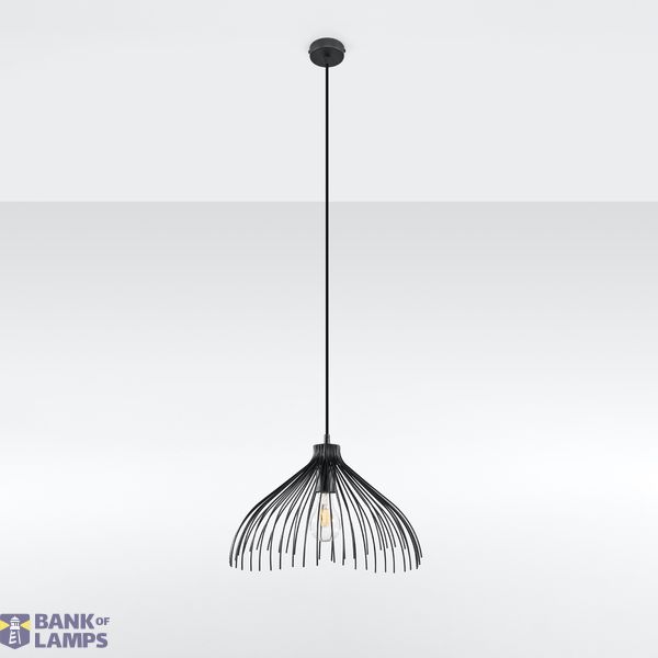 HANGING LAMP UMB BLACK E27 1X60W IP20 image 7