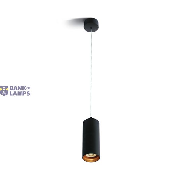BLACK PENDANT GU10 10W DARK LIGHT image 1