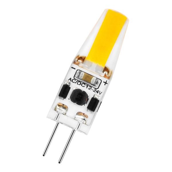 LED G4 12V-24V AC/DC 1W 3000K Clear image 1