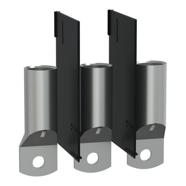 crimp lugs for copper cable with interphase barriers, 300 mm², TransferPacT, Frame 630 A, 3P, set of 3 image 1