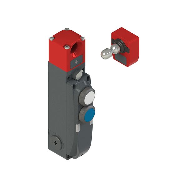 NG series safety switch with lock and integrated control devices, with actuator image 1