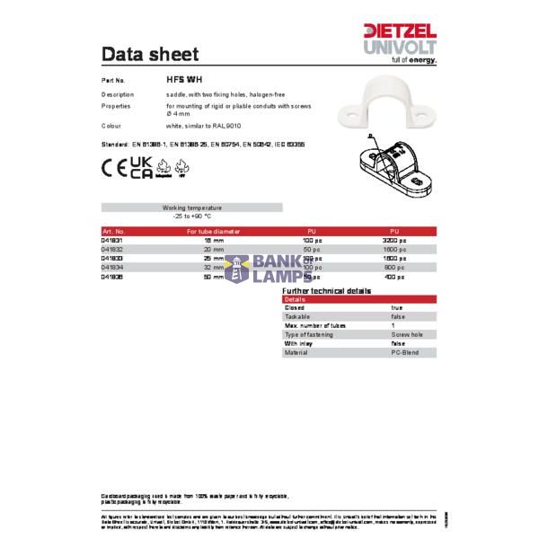 HFS 50 WH image 1