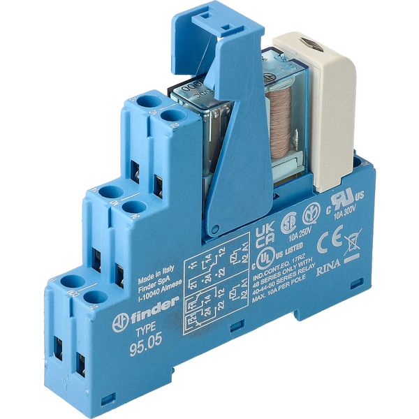 Rel. interface Mod.screw 2CO 8A/12VDC/Agni/LED/diode (48.52.9.012.0050) image 2