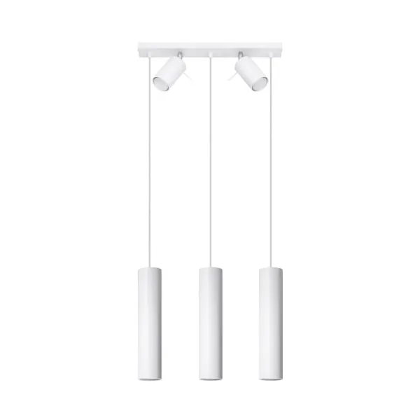 HANGING LAMP RING 3 WHITE GU10 IP20 image 1