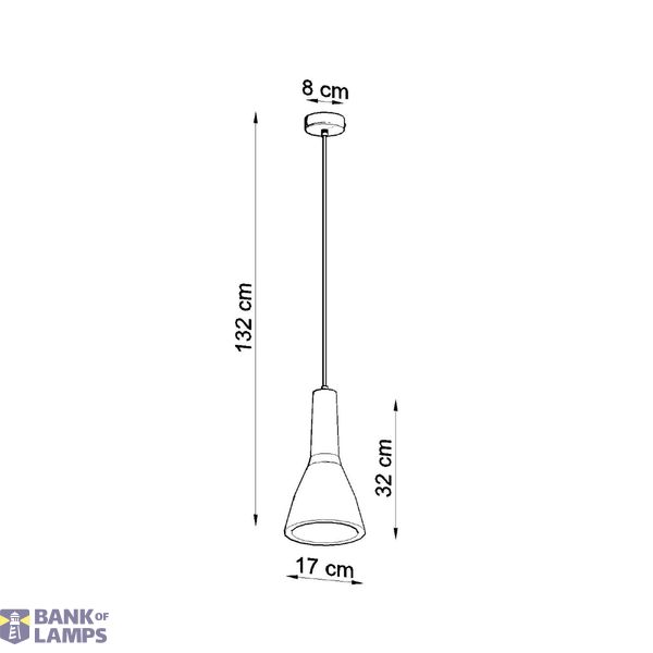 HANGING LAMP EMPOLI E27 1X60W IP20 image 4