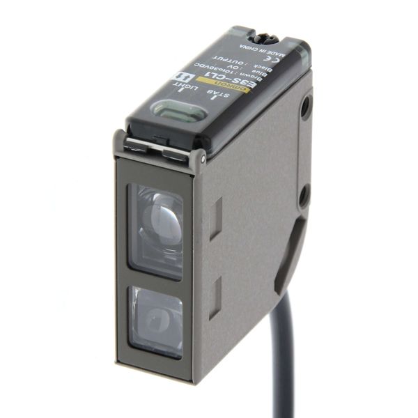 Photoelectric sensor distance setting BGS, 5-200mm, NPN/PNP, 2m cable E3S 7029E image 2
