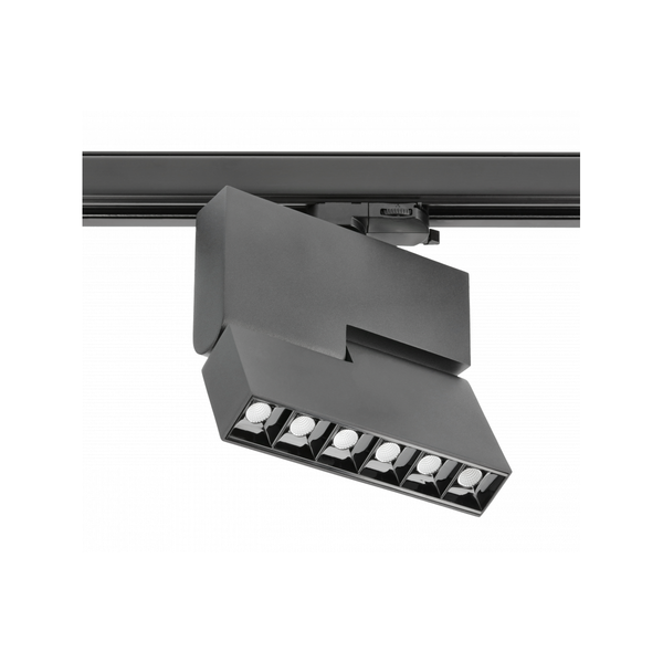 LED track luminaire SIERRA, 18 W, 1620 lm, 4000K, AC220-240V, IP20, 48°, black image 1