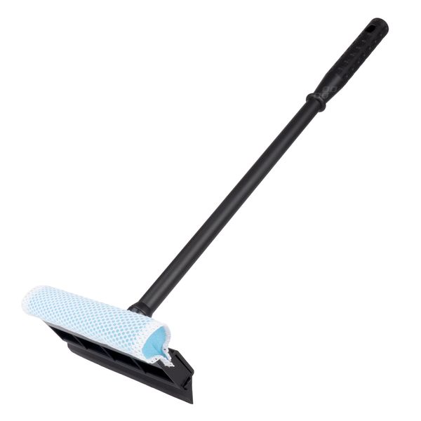 Window squeegee cleaner with plastick stick 20cm head 54cm long AMIO-03852 image 1