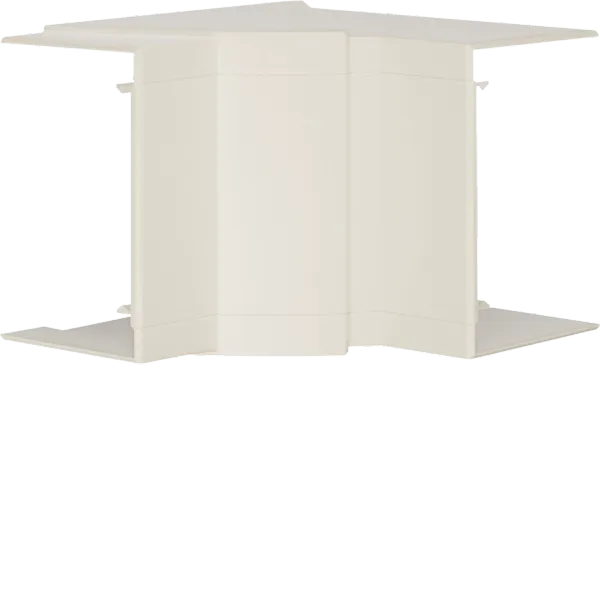 Inner corner adjustable to BRS 68x100mm upper part 80mm halogen-free in cream white image 1