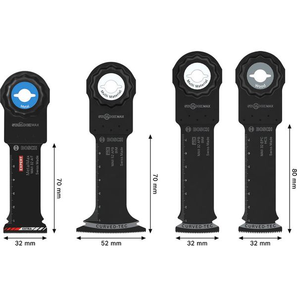4-Piece Heavy Duty Set for Multitools image 2
