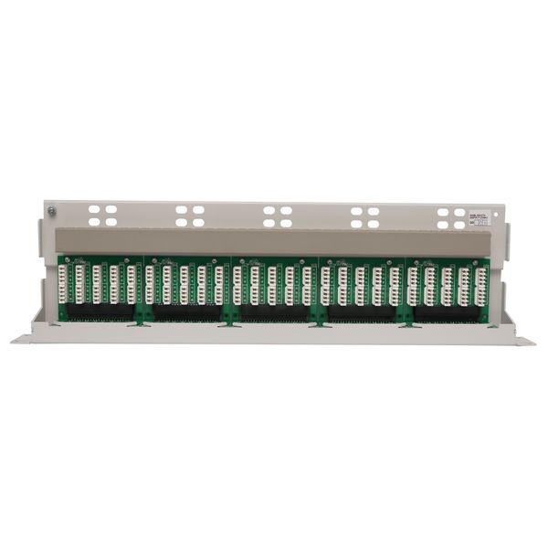 FLEX LINE Telephony Patchpanel 25xMMT-LSA, 19", 1U, RAL7035 image 3