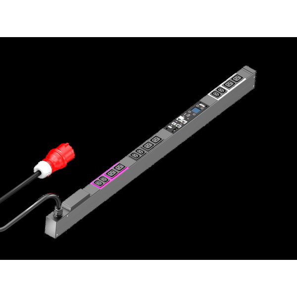 PDU metered, 16 A/400 V, 3~, 6 x C13 + 6 x C19 image 2