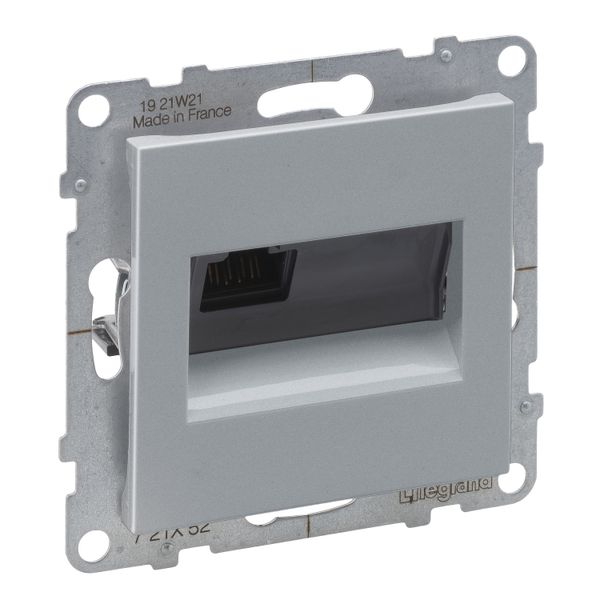RJ45 SOCKET CAT6 UTP ALUMINIUM image 1
