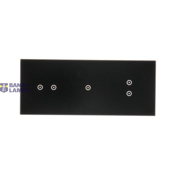 Touch panel 3 modules, Modul 1: 2 horizontal touch fields, Module 2: 1 touch field, Module 3: 2 vertical touch fields, Fixing: horizontal, Frozen lava image 1