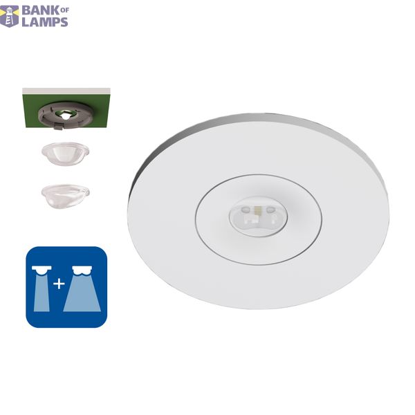 Emergency light EE 1x4W ERTLED CC24 24V, replaceable lens image 1