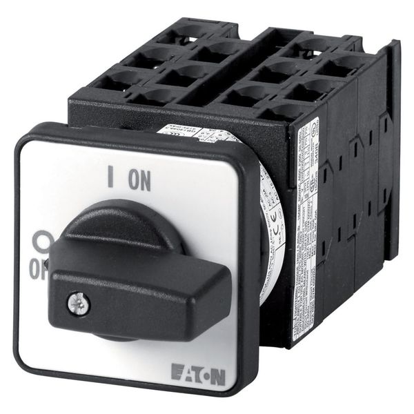 T0-6-15866/E Reversing multi-speed switches, T0, 20 A, flush mounting, 6 contact unit(s), Contacts: 12, 60 °, maintained, With 0 (Off) position, 2-1-0-1-2, Design image 3