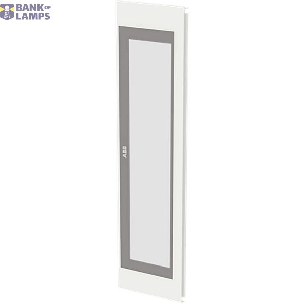 Transparent door 4PW/14GU, left, RAL7035 image 1