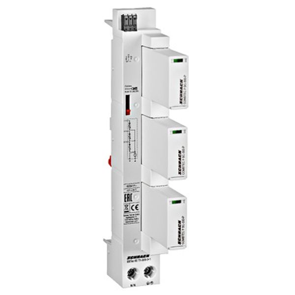 Surge Arrester f.60mm System 3+1, AX, TT/TN-S, Class 1+2(BC) image 1