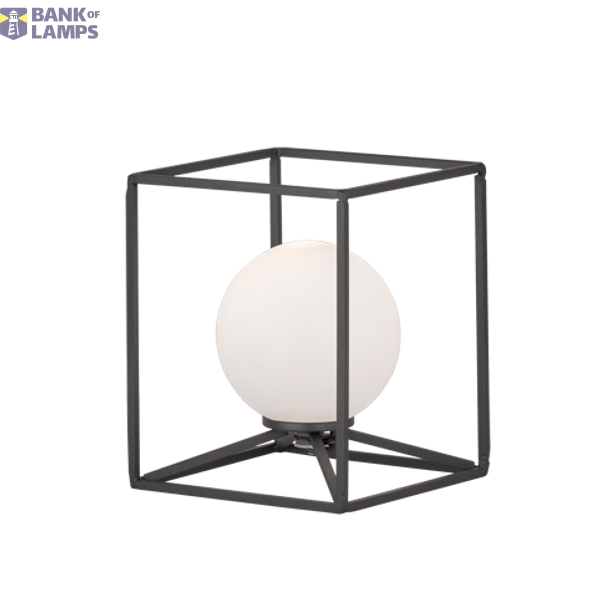 Gabbia table lamp G9 matt black image 1