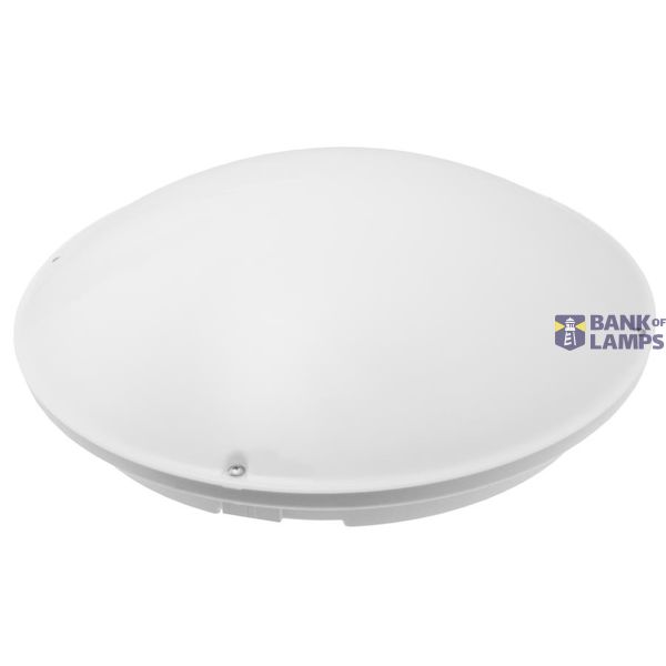 MITO, LED with micorowave motion sensor, 19W, 4000K, 1900lm, white-polypropylene, cover mat-polycarbonate, IP44, IK10 image 1