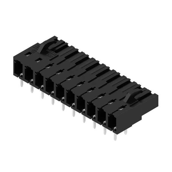 PCB plug-in connector, female header, closed side, THT solder connection, 5.08 mm, Number of poles: 10, 90°, Solder pin length (l): 4.5 mm, tinned, black, Box image 4