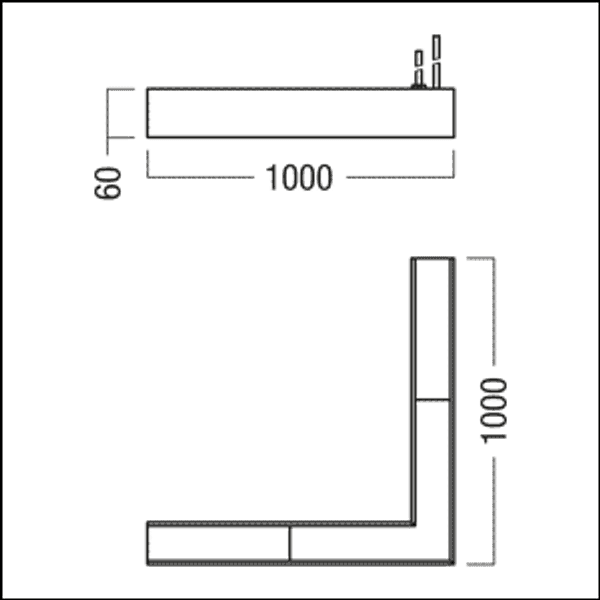 SUP2 TRACK H ELEC-FEED CON 48V 90° WH - Angle connector 90° (electrical) image 3